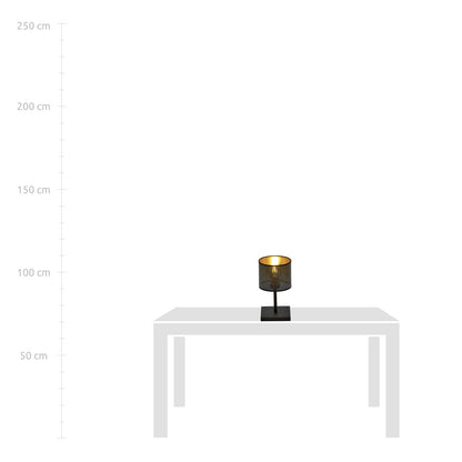 Stalinis šviestuvas  JORDAN LN1 Juoda/Auksas