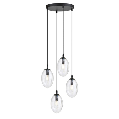 Pakabinamas Šviestuvas lamp ASTRAL 4 BL PREMIUM Permatoma