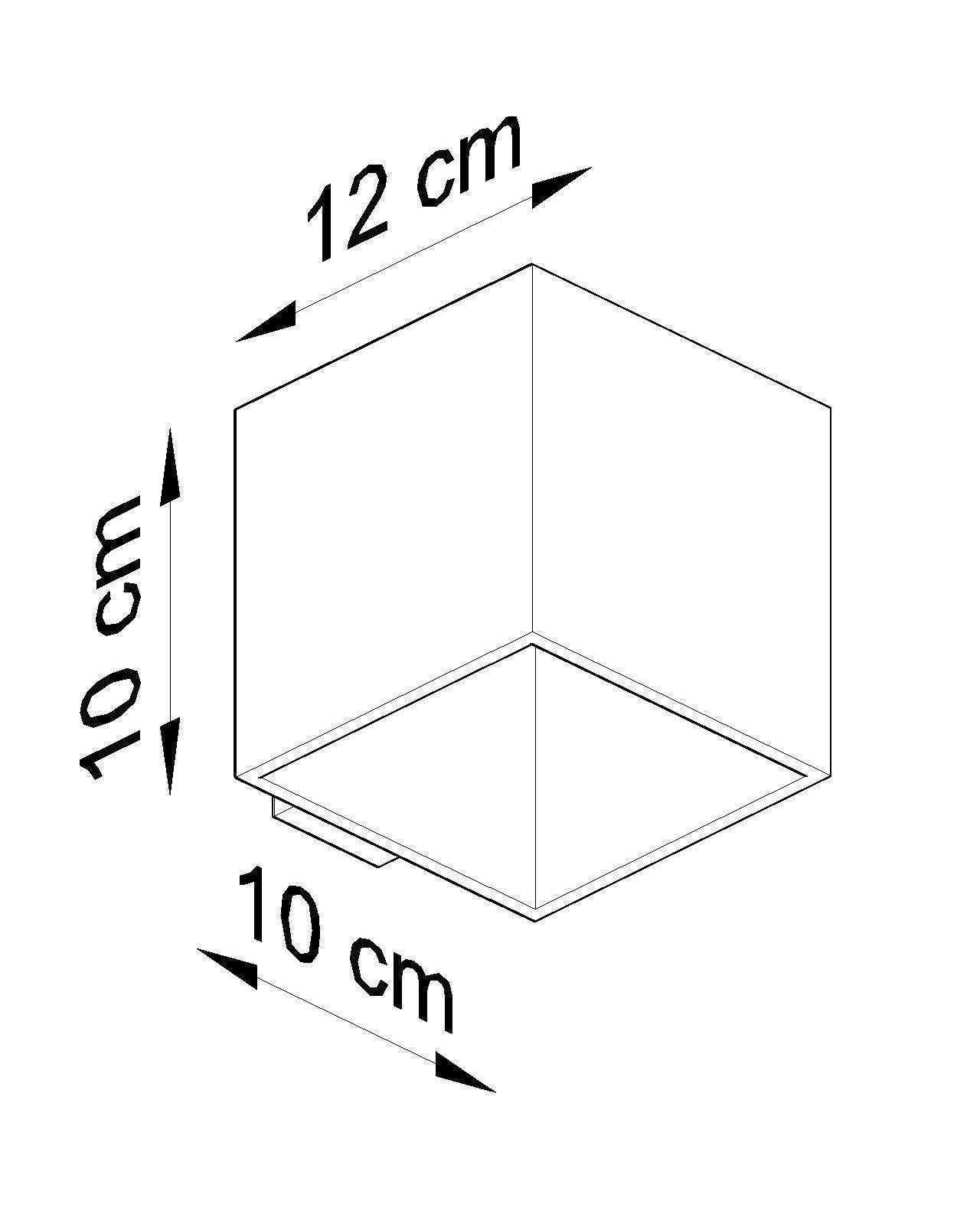 Sieninis Šviestuvas Quad Juodas