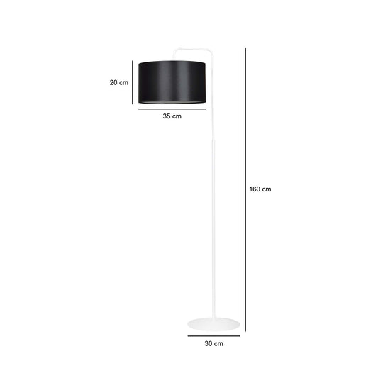 Elegantiškas toršeras TRAPO LP1 WH BLACK